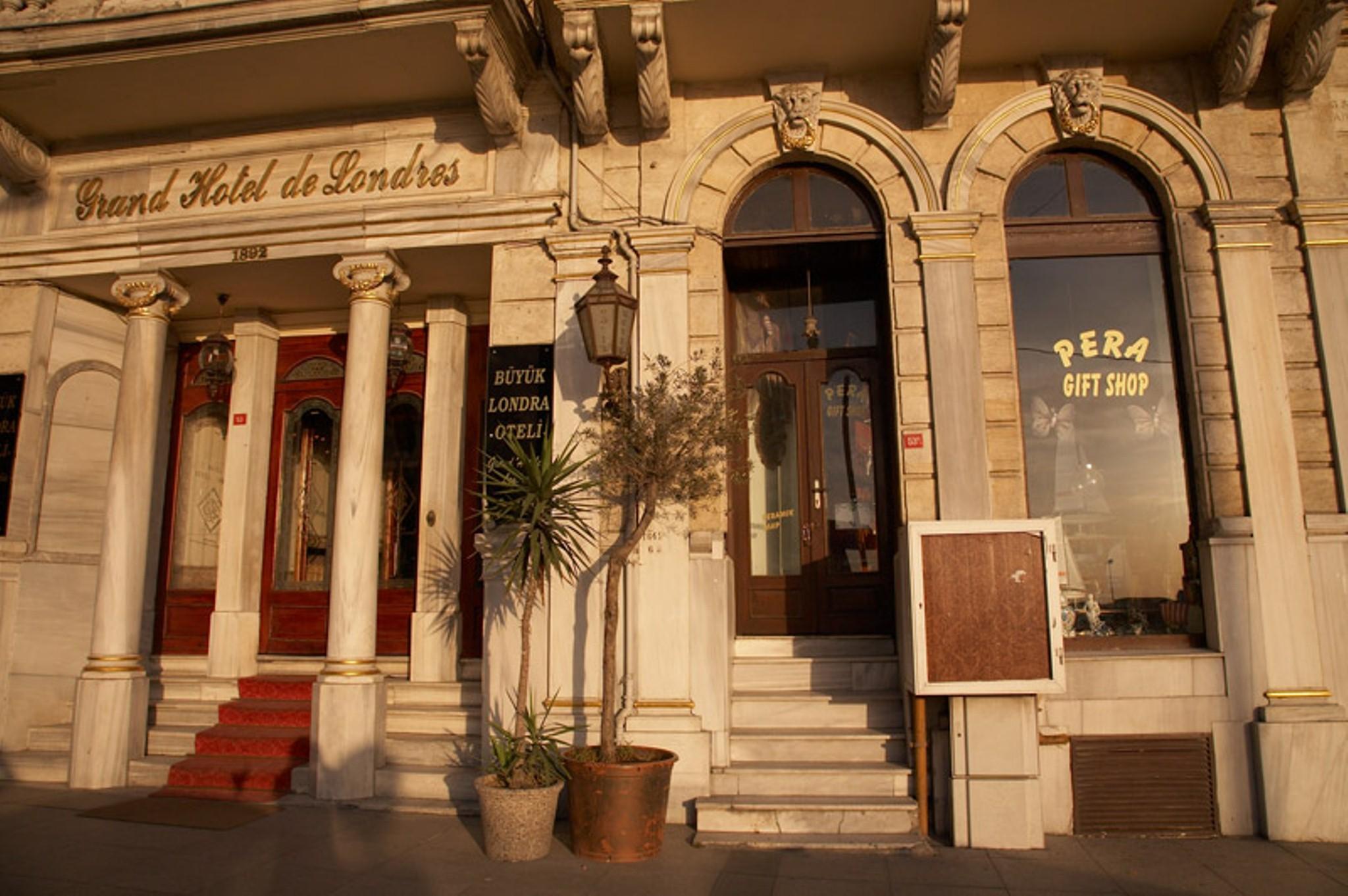 Grand Hotel De Londres Istanbul Bagian luar foto